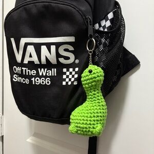 Adorable Handmade Crochet Dinosaur Keychain – The Perfect Tiny Companion🦕💚